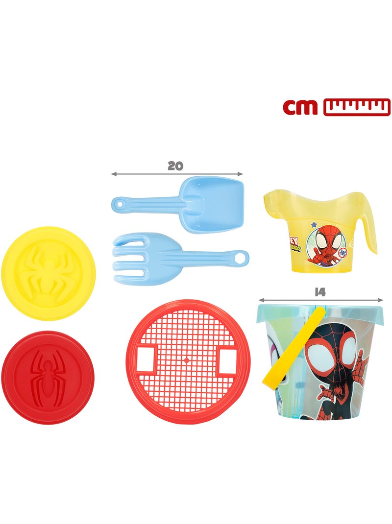 Marvel spidey y su superequipo set cubo playa ø14 cm c/accesorios y mochila transporte N/D - Kiabi
