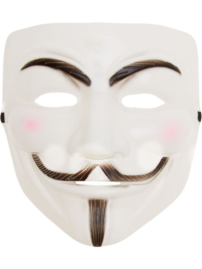 Máscara Anonymous blanco - Kiabi