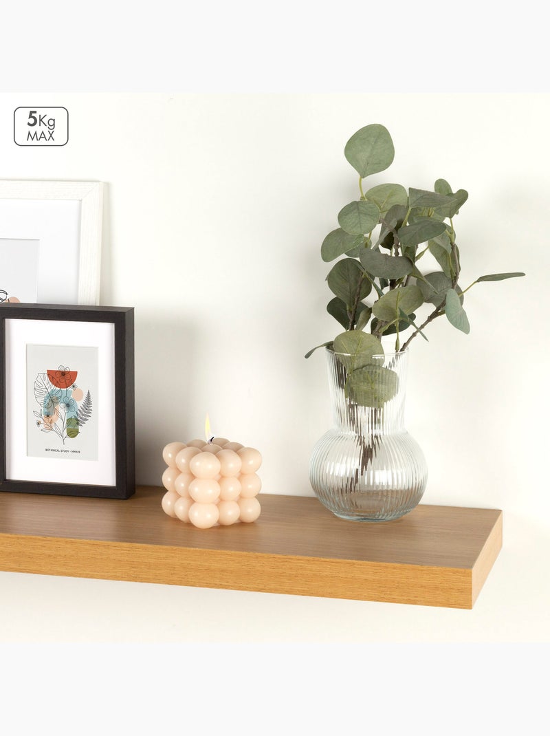 Max home estante pared madera 100x23x4 cm Madera natural - Kiabi