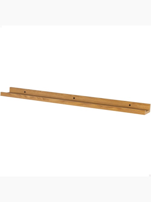 Max home estante pared madera con borde 120x10x4 cm - Kiabi