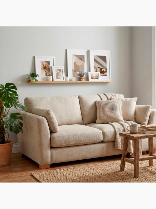Max home estante pared madera con borde 120x10x4 cm - Kiabi