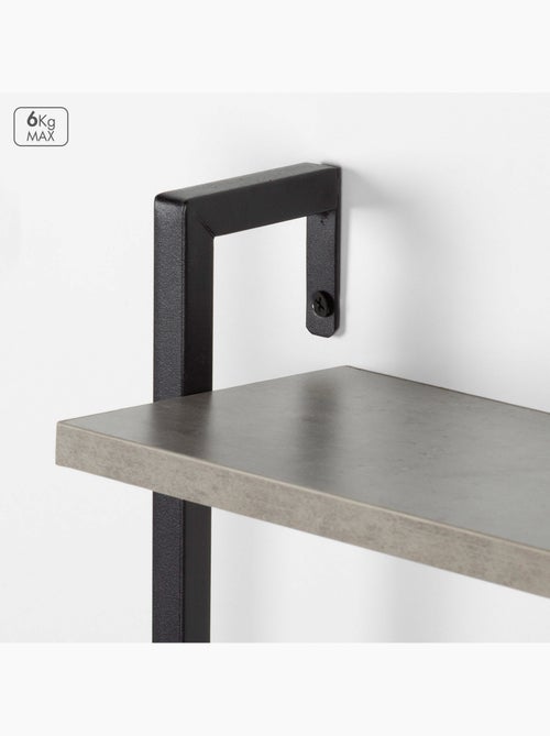 Max home estantería pared efecto cemento 3 estantes 40x12x55 cm - Kiabi