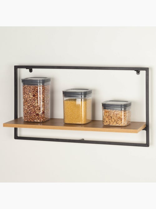 Max home estantería pared madera 1 estante 65x20x35 cm - Kiabi