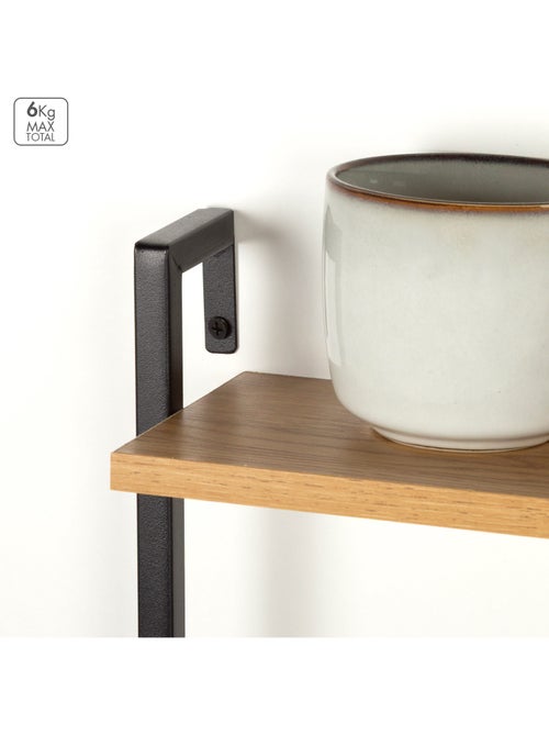 Max home estantería pared madera 3 estantes 40x12x55 cm - Kiabi