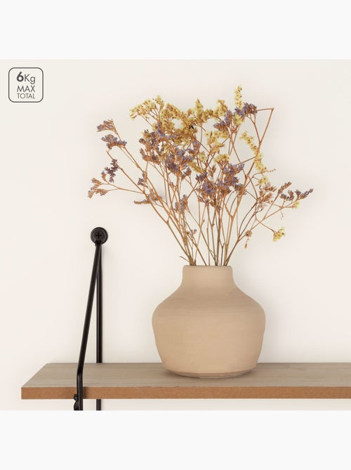 Max home estantería pared madera 3 estantes 50x12x49 cm - Kiabi