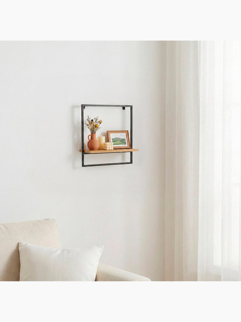 Max home estantería pared madera 35x12x35 cm Madera natural - Kiabi