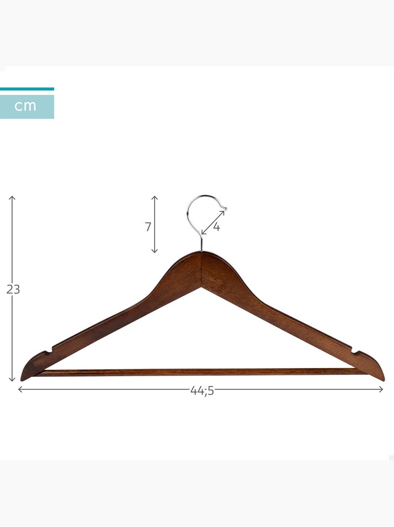 Max home pack 80 perchas de madera color marrón Madera natural - Kiabi