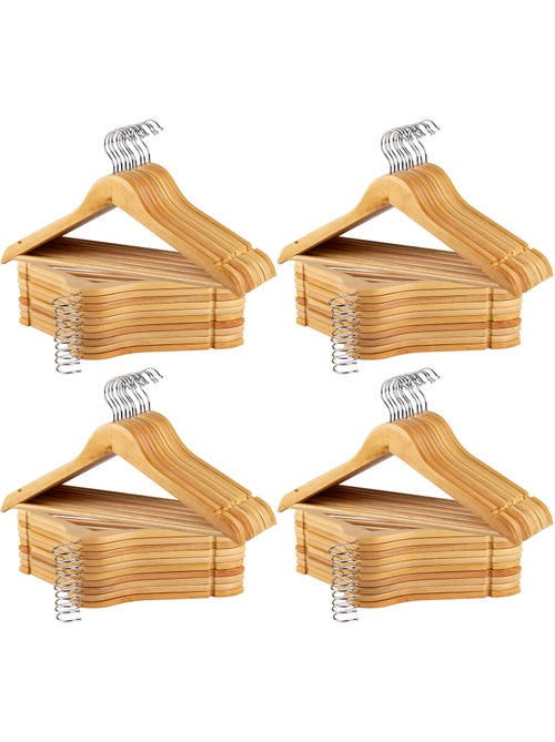 Max home pack 80 perchas de madera color natural - Kiabi Max home pack 80 perchas de madera color natural - Kiabi