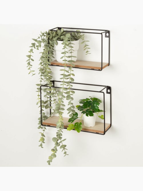 Max home set 4 estanterías pared madera varias medidas - Kiabi