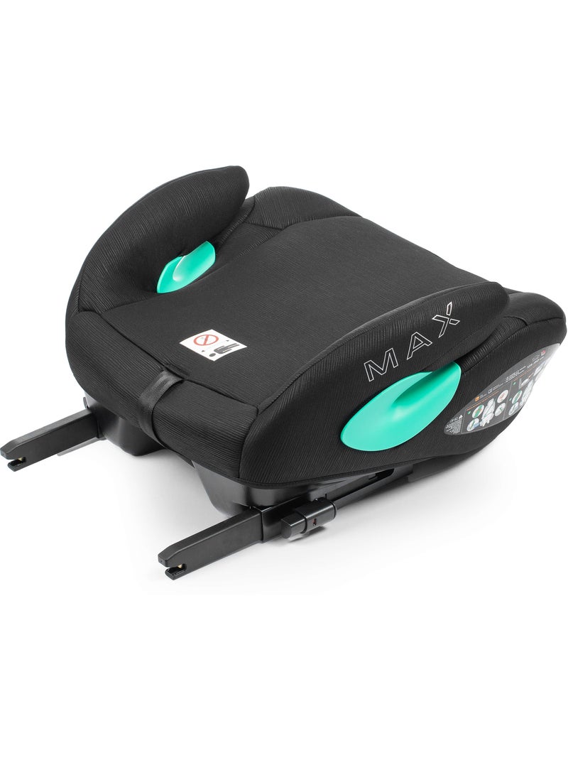 Max Isize Isofix 125 - 150 cm Babyauto - INTENSE BLACK Negro - Kiabi