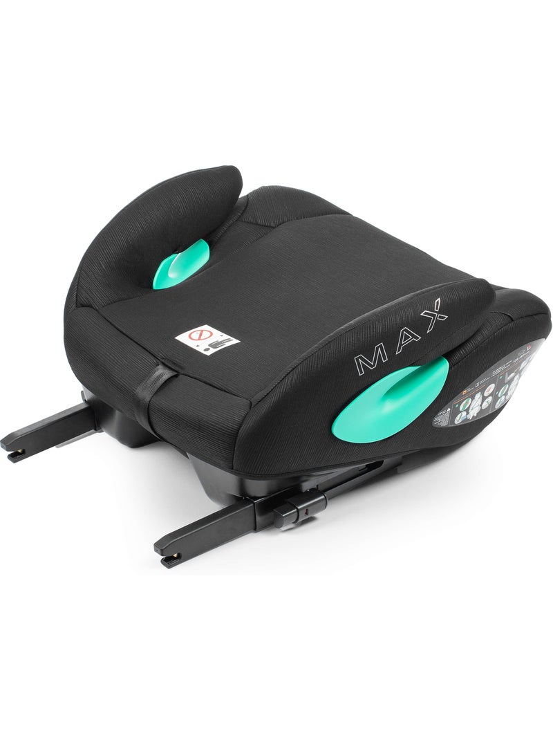 Max Isize Isofix 125 - 150 cm Babyauto - INTENSE BLACK Negro - Kiabi