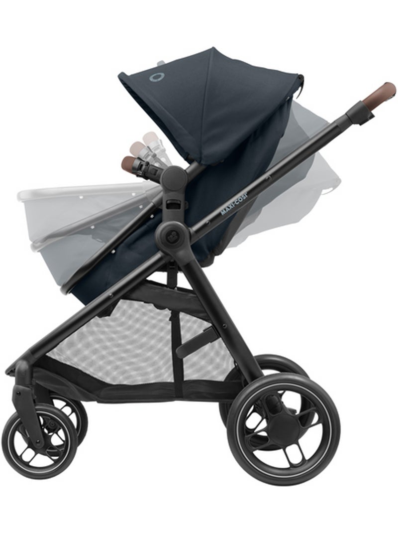 MAXI-COSI cochecito 2 en 1 Zelia 3 con capazo integrado Gris antracita - Kiabi