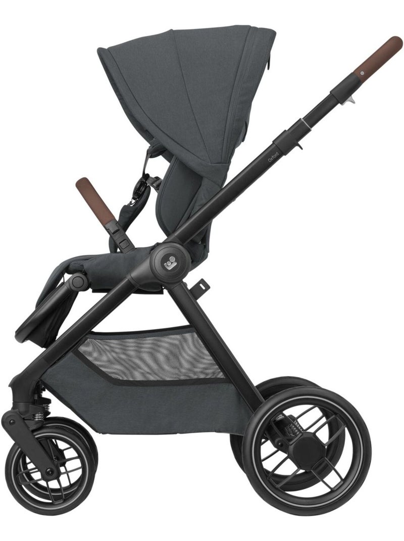 MAXI-COSI cochecito para recién nacido Oxford con capazo Sense Gris oscuro - Kiabi