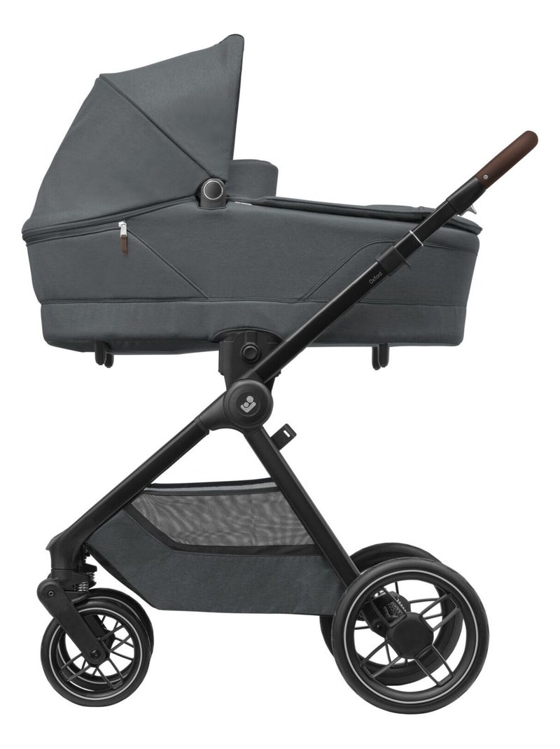 MAXI-COSI cochecito para recién nacido Oxford con capazo Sense Gris oscuro - Kiabi