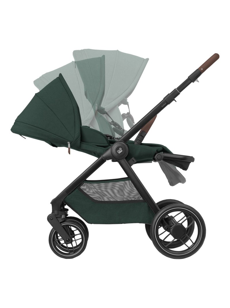 MAXI-COSI cochecito para recién nacido Oxford con capazo Sense Verde oscuro - Kiabi