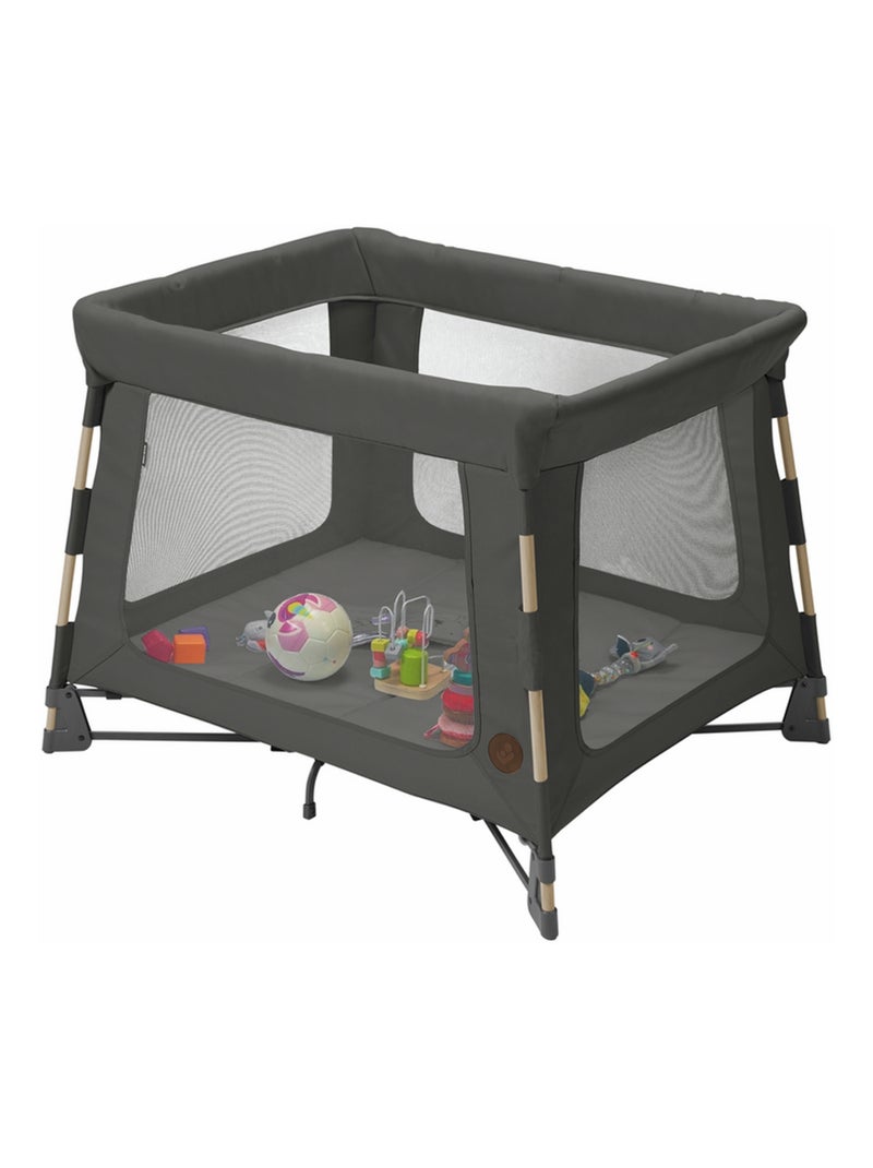 MAXI-COSI Swift ECO, cuna de viaje 3 en 1: moisés, cuna y parque, ligera, Gris oscuro - Kiabi