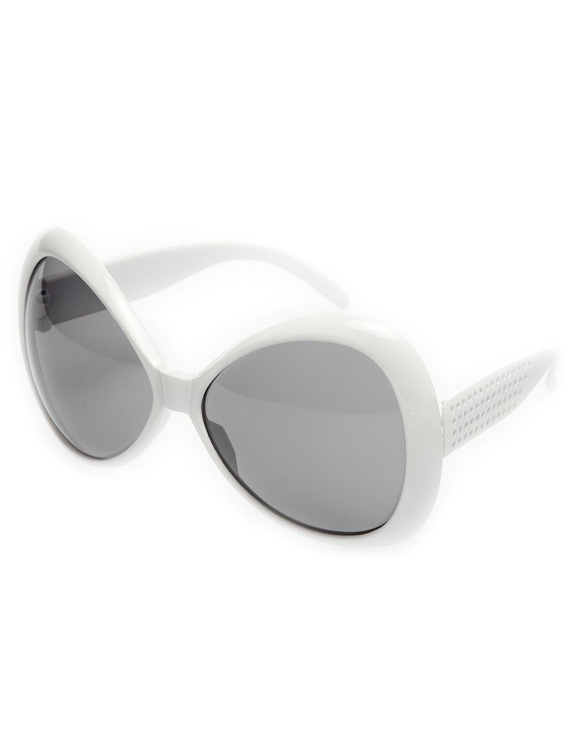 Maxi gafas de mariposa blanco - Kiabi