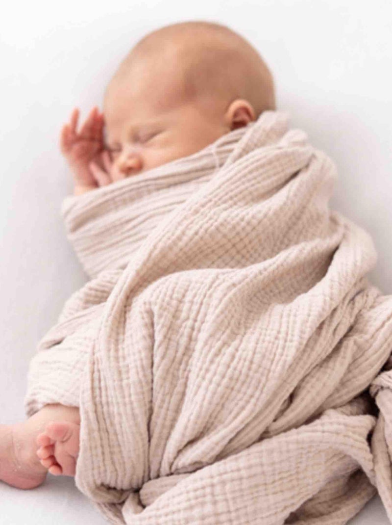 Maxi muselina para bebé de algodón | SEVIRA KIDS Beige - Kiabi