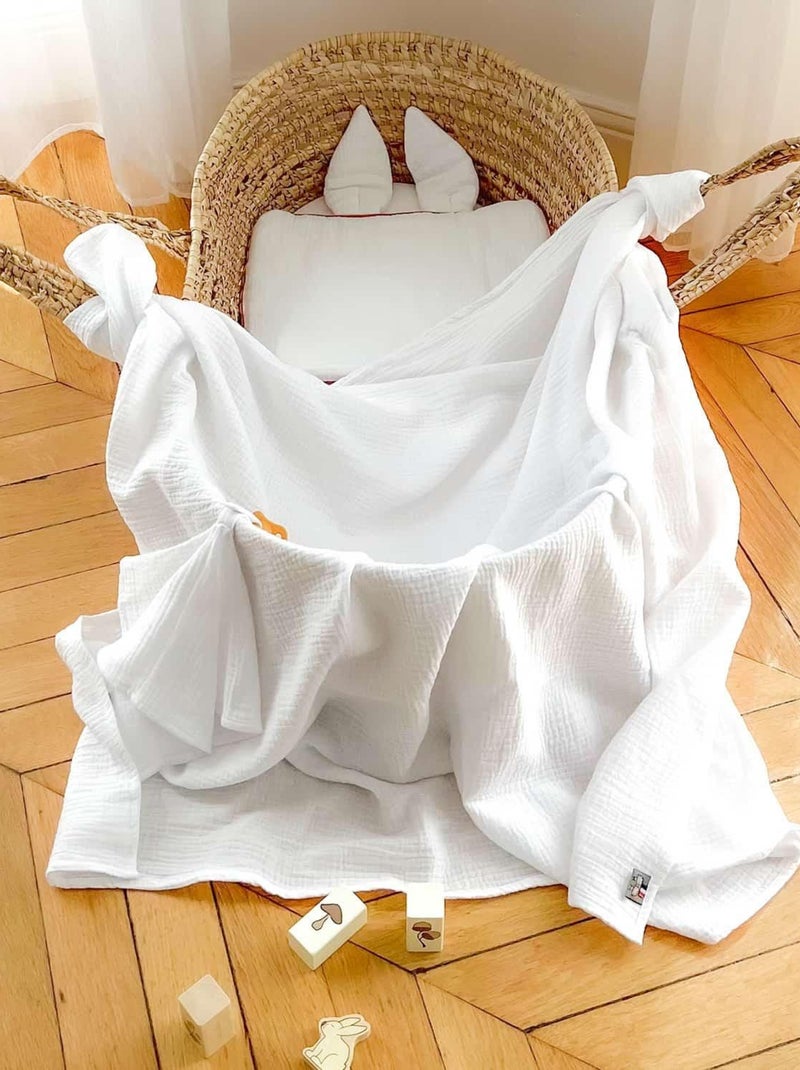 Maxi muselina para bebé de algodón | SEVIRA KIDS Marrón claro - Kiabi