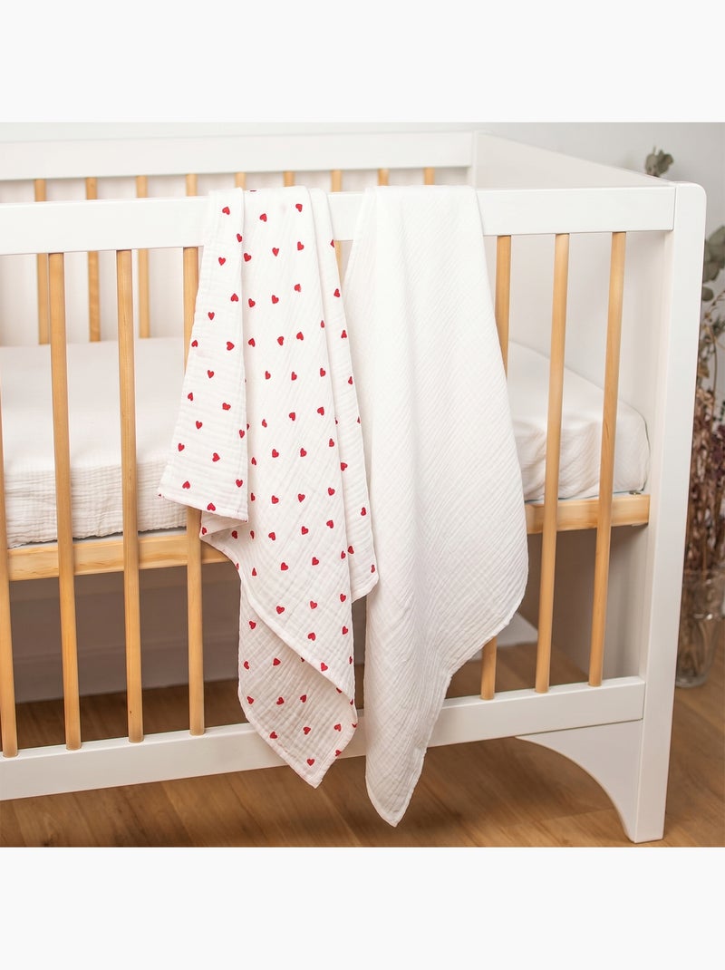 Maxi muselina para bebé de algodón | SEVIRA KIDS Rojo - Kiabi