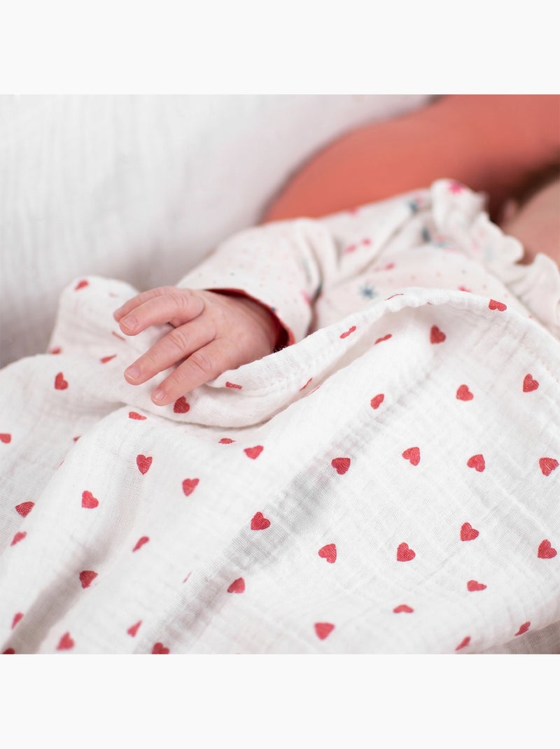 Maxi muselina para bebé de algodón | SEVIRA KIDS Rojo - Kiabi
