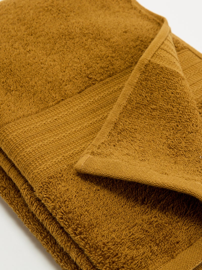 Maxi toalla de baño 90 x 150 cm Amarillo - Kiabi