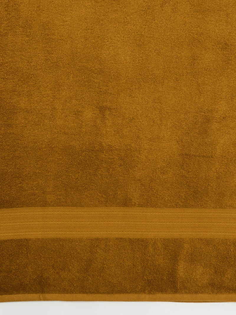 Maxi toalla de baño 90 x 150 cm Amarillo - Kiabi