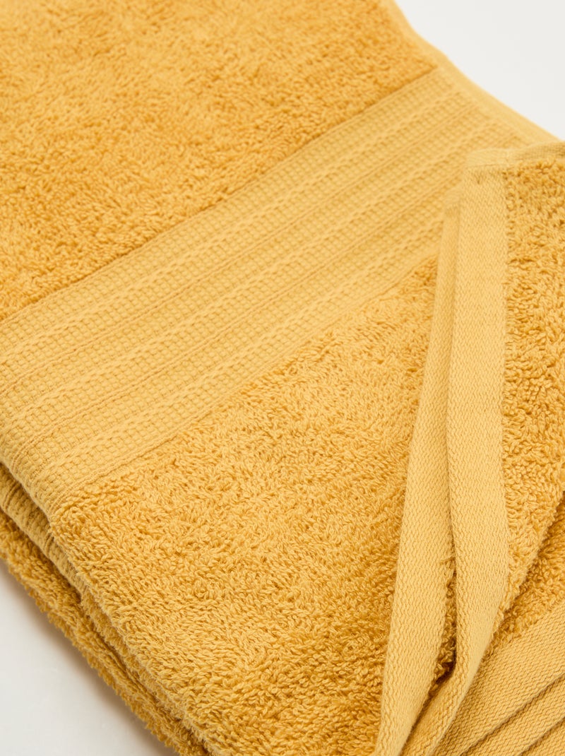Maxi toalla de baño 90 x 150 cm Amarillo - Kiabi