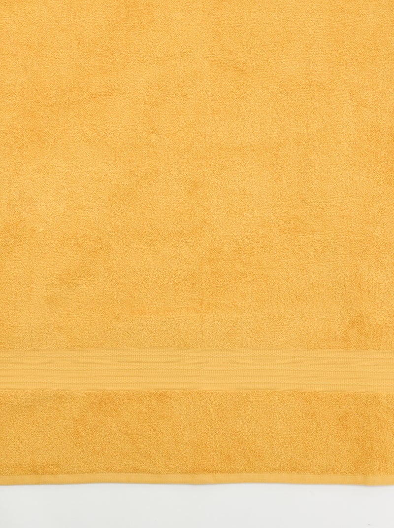 Maxi toalla de baño 90 x 150 cm Amarillo - Kiabi