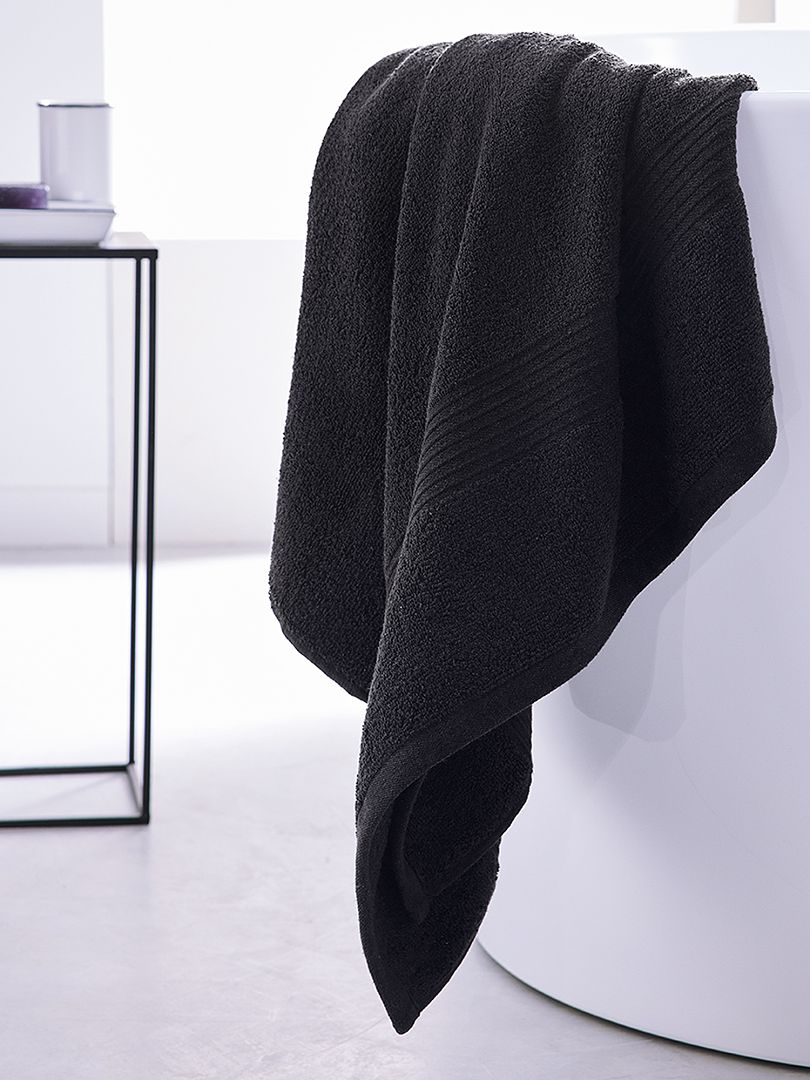 Maxi toalla de baño 90 x 150 cm BEIGE - Kiabi
