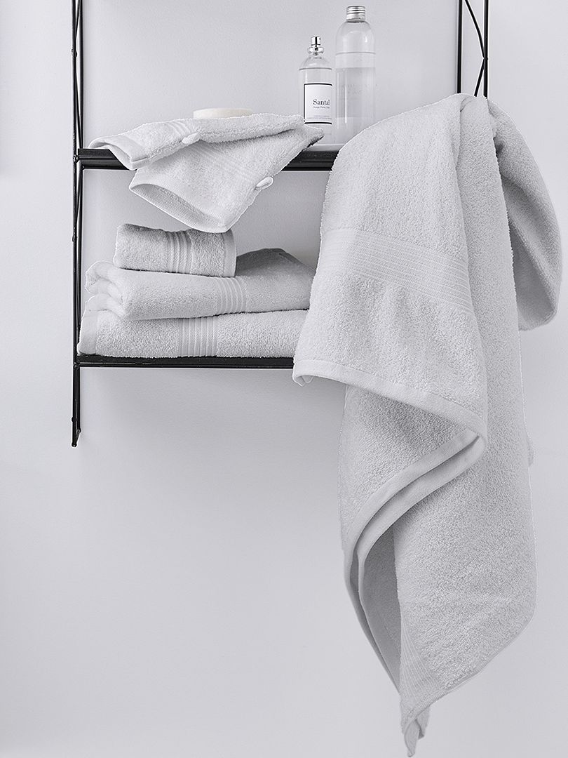 Maxi toalla de baño 90 x 150 cm BLANCO - Kiabi