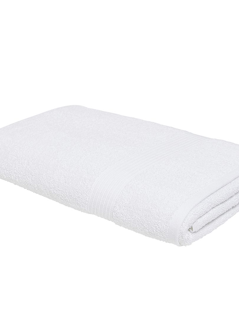 Maxi toalla de baño 90 x 150 cm BLANCO - Kiabi