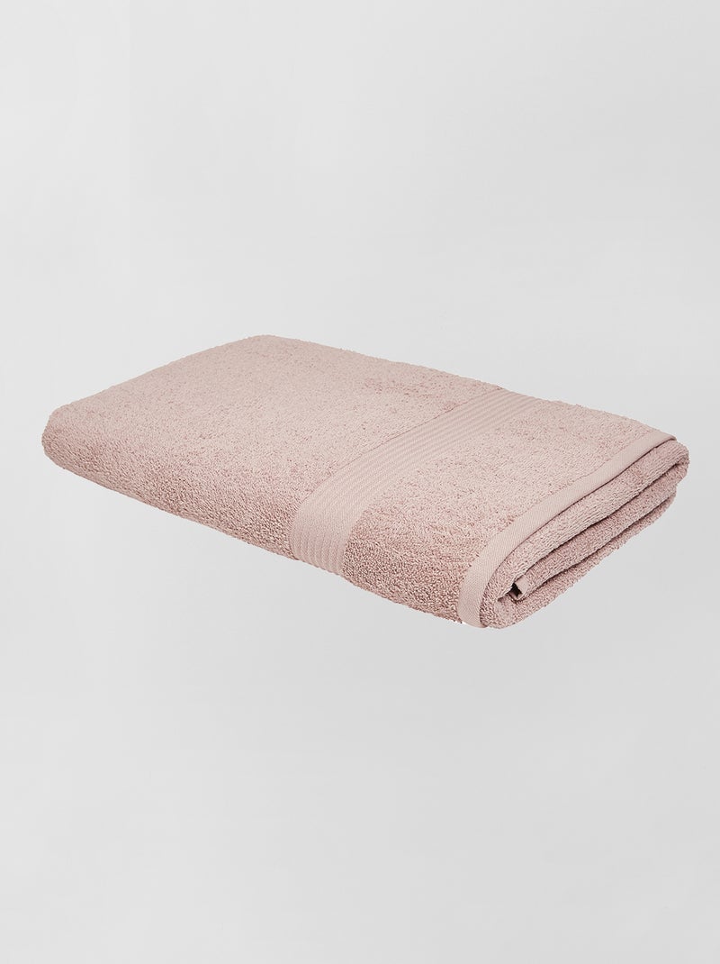 Maxi toalla de baño 90 x 150 cm ROSA - Kiabi