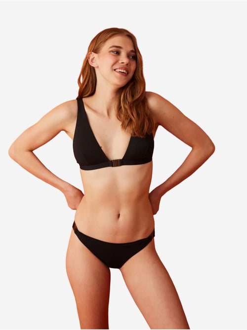 Maya top de bikini con escote de pico profundo y detalle de accesorio penti - Kiabi Maya top de bikini con escote de pico profundo y detalle de accesorio penti - Kiabi