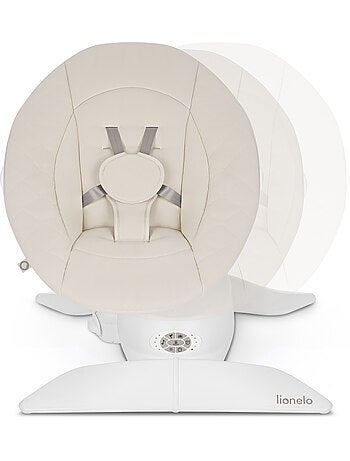 Mecedora y capazo eléctrico de 360° LIONELO Vivi Set - 12 melodías - 3 modos - Mando a distancia