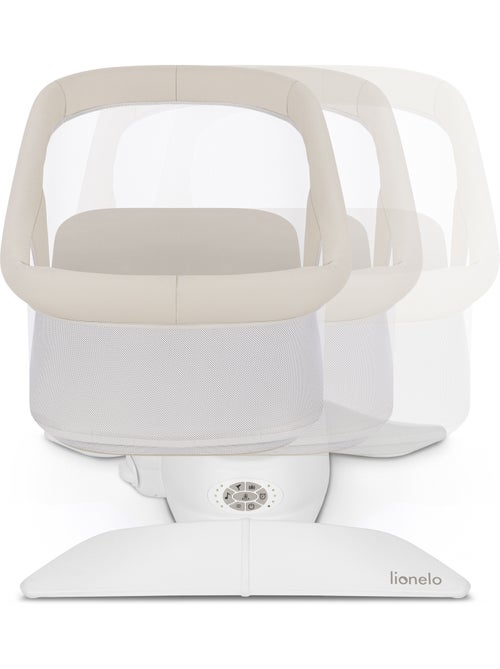 Mecedora y capazo eléctrico de 360° LIONELO Vivi Set - 12 melodías - 3 modos - Mando a distancia - Kiabi Mecedora y capazo eléctrico de 360° LIONELO Vivi Set - 12 melodías - 3 modos - Mando a distancia - Kiabi