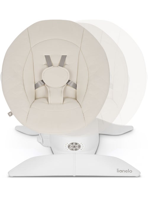 Mecedora y capazo eléctrico de 360° LIONELO Vivi Set - 12 melodías - 3 modos - Mando a distancia - Kiabi Mecedora y capazo eléctrico de 360° LIONELO Vivi Set - 12 melodías - 3 modos - Mando a distancia - Kiabi