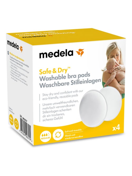 MEDELA - Almohadillas lavables - Pack de 4 - Ultraabsorbentes - Kiabi