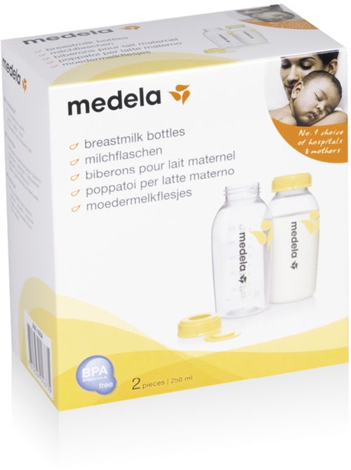 MEDELA - Biberones de recogida 250 ml x2 - Conservación de leche materna - Kiabi