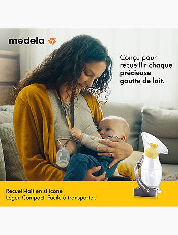 MEDELA - Coletor de leite em silicone - Coletor de amamentação