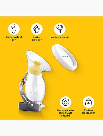 MEDELA - Coletor de leite em silicone - Coletor de amamentação