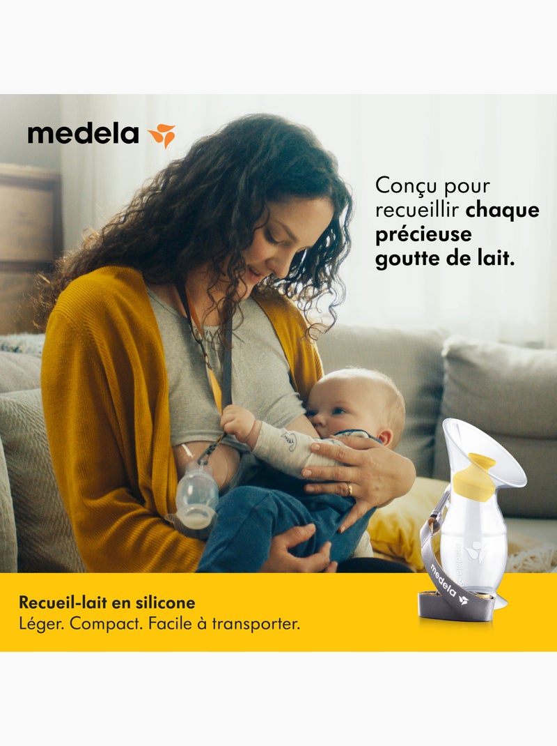 MEDELA - Coletor de leite em silicone - Coletor de amamentação Transparente - Kiabi