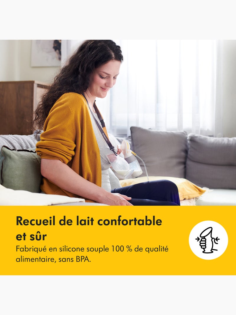 MEDELA - Coletor de leite em silicone - Coletor de amamentação Transparente - Kiabi