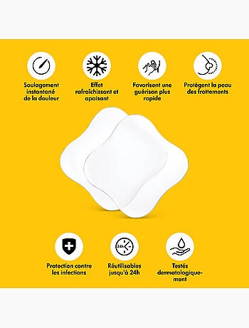 MEDELA - Compresas de Hidrogel - Pack de 4 - Alivio inmediato