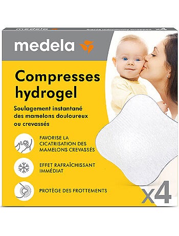 MEDELA - Compresas de Hidrogel - Pack de 4 - Alivio inmediato