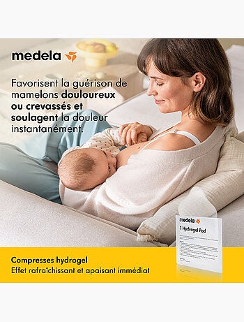 MEDELA - Compresas de Hidrogel - Pack de 4 - Alivio inmediato