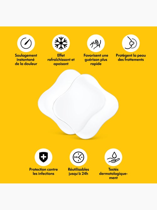 MEDELA - Compresas de Hidrogel - Pack de 4 - Alivio inmediato - Kiabi