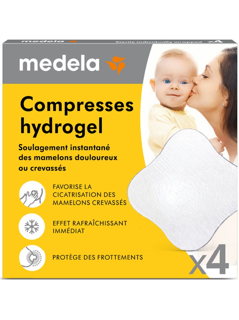 MEDELA - Compresas de Hidrogel - Pack de 4 - Alivio inmediato Transparente - Kiabi