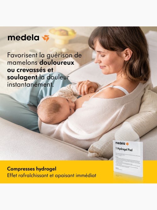 MEDELA - Compresas de Hidrogel - Pack de 4 - Alivio inmediato - Kiabi