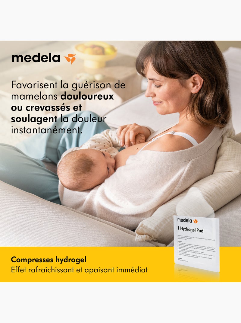 MEDELA - Compresas de Hidrogel - Pack de 4 - Alivio inmediato Transparente - Kiabi